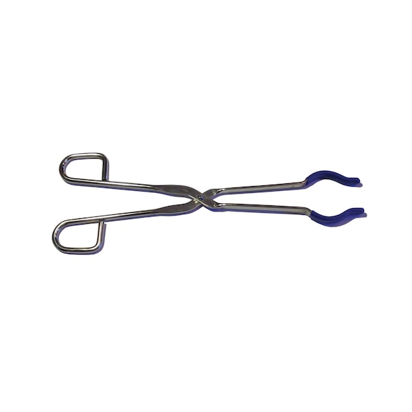 United Scientific Flask Tongs, Stainless, With Silicone Coa FTSS04 - main